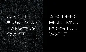 BLACK - Unique, Mysterious & Hybrid Typeface font