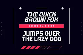 Techno Race - Sport Font