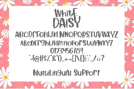 White Daisy font