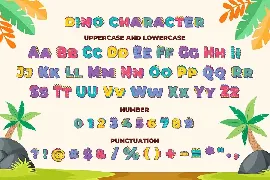 Dino - SVG Color Font