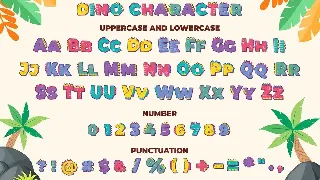 Dino - SVG Color Font