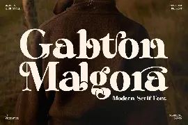 Gabton Malgora Serif Font