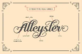 Alleyster font