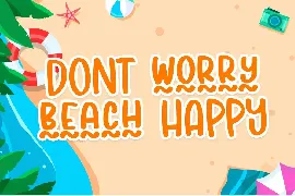 Sunny Beach - Crafty Handwritten Font