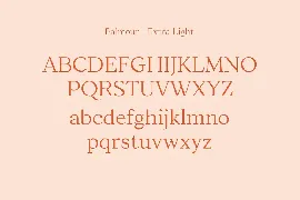 Palmour - Elegant Light Serif font