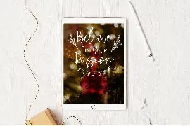 Snowdem Christmas - Modern Calligraphy Font