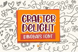 Crafter Delight Dingbats Font