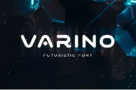 Varino - Futuristic font