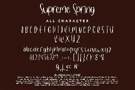 SupremeSpring - Beauty Handwritten Font