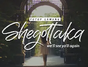 Shegottaka | Drybrush Handwriting Script Font