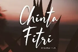 Chinta Fitri Brush Font