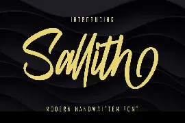 Sallith - Modern Handwritten Font