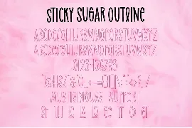 Sticky Sugar font