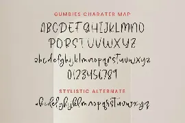 Gumbies Script Font