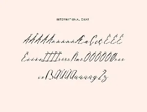 Rationale Signature Font