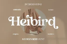 Heibird Serif Font