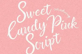 Extrude Sweet Candy Pink Script (2 layered) font