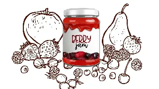 Jelly Berry font