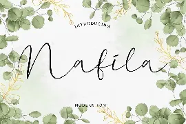 Nafila Modern Font