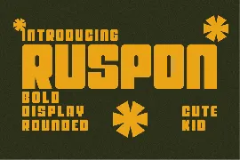 Ruspon font