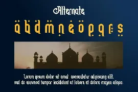 Syakur Ramadhan - Arabic Style Font