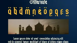 Syakur Ramadhan - Arabic Style Font