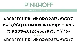 Pinkhoff font