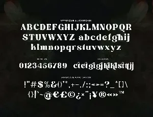 Strangest - A Unique Serif Typeface font