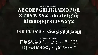 Strangest - A Unique Serif Typeface font