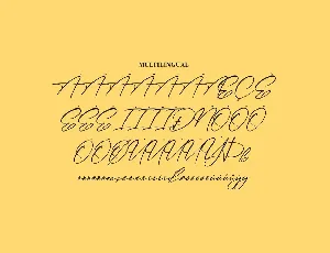 Ghalisha Signature Font