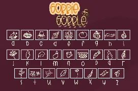 Gobbie Gobble font