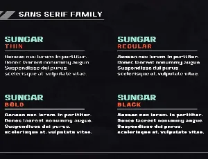 Sungar font