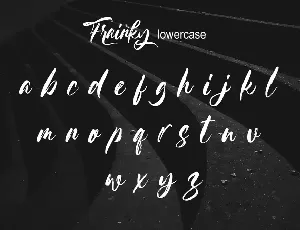 Brush Font