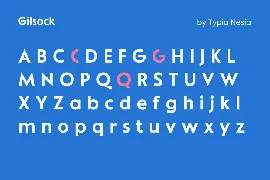 Gilsock - Classic & Timeless Sans Serif font