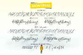 Montreal Script Font