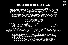 STRONGHOLD Brush font