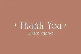 Clifton - Modern Serif Typeface font