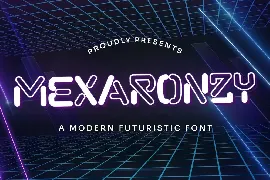 Mexaronzy Modern Future - Font