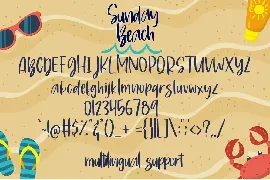 Sunday Beach - Handwritten Font