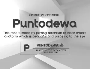 Puntodewa font