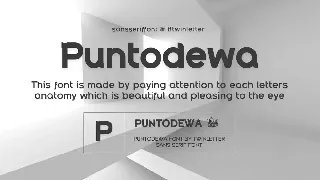 Puntodewa font