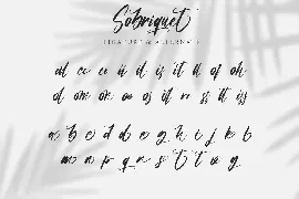 Sobriquet - Modern Calligraphy Font