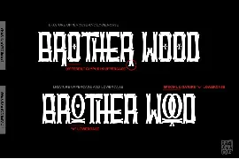 BROTHERwood font