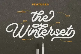 Winstone - Monoline Script Font