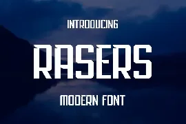 Rasers font