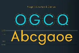 Magnify font