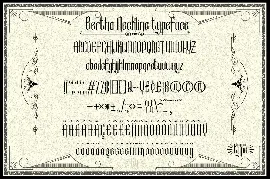 Bertha Neckline font