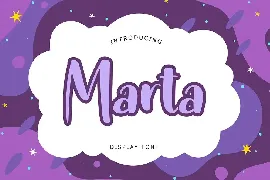 Marta Display Font