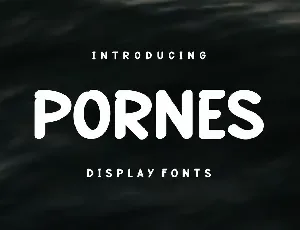 Pornes font