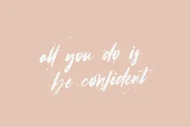 Confidence - Calligraphy Font